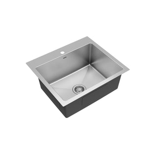 Karran Top Mount Stainless Steel 25" 16-Gauge Drop-In Single Bowl Sink Kit