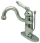 Kingston Brass Single-Handle Bathroom Faucet With Pop-Up Drain, Polished Chrome