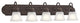 Bath 5-Light, Tannery Bronze/Satin Etched Glass
