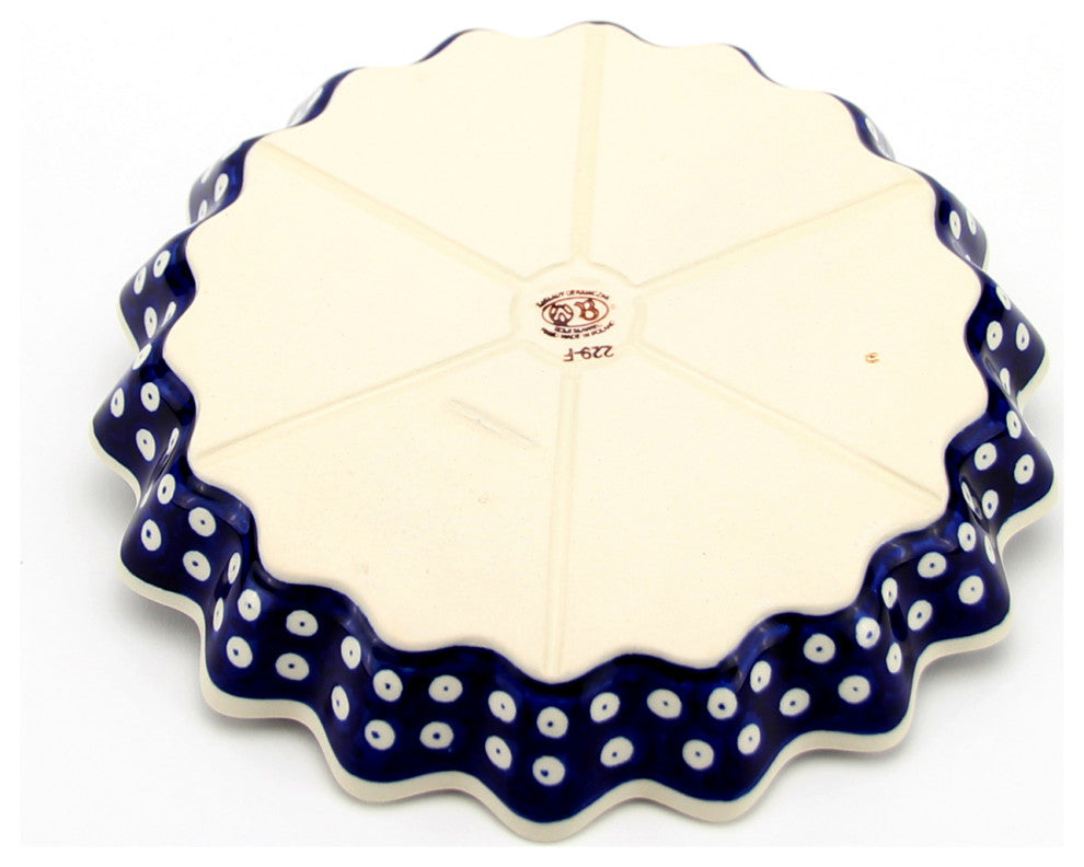 Polish Pottery Market Quiche Dish / Tart Pan / Pie Dish by Zaklady Boleslawiec