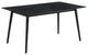 Westmont 59" Rectangular Dining Table, Black Wood