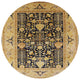 Ahgly Company Indoor Round Mid-Century Modern Area Rugs, 7' Round