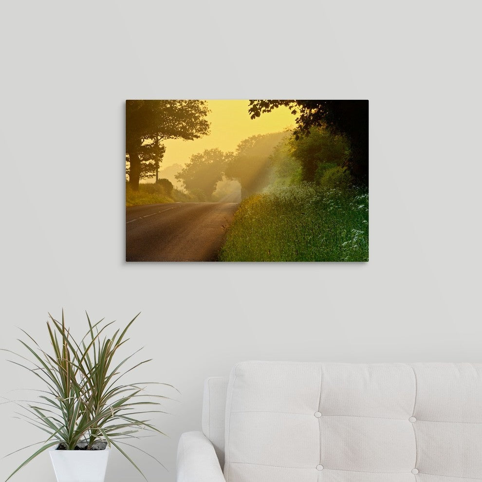 "The Road Not Taken" Wrapped Canvas Art Print, 24"x16"x1.5"