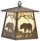 7 5"W Bear At Dawn Hanging Wall Sconce