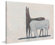 "Horse Friendship" Painting Print on Wrapped Canvas, 36"x24"