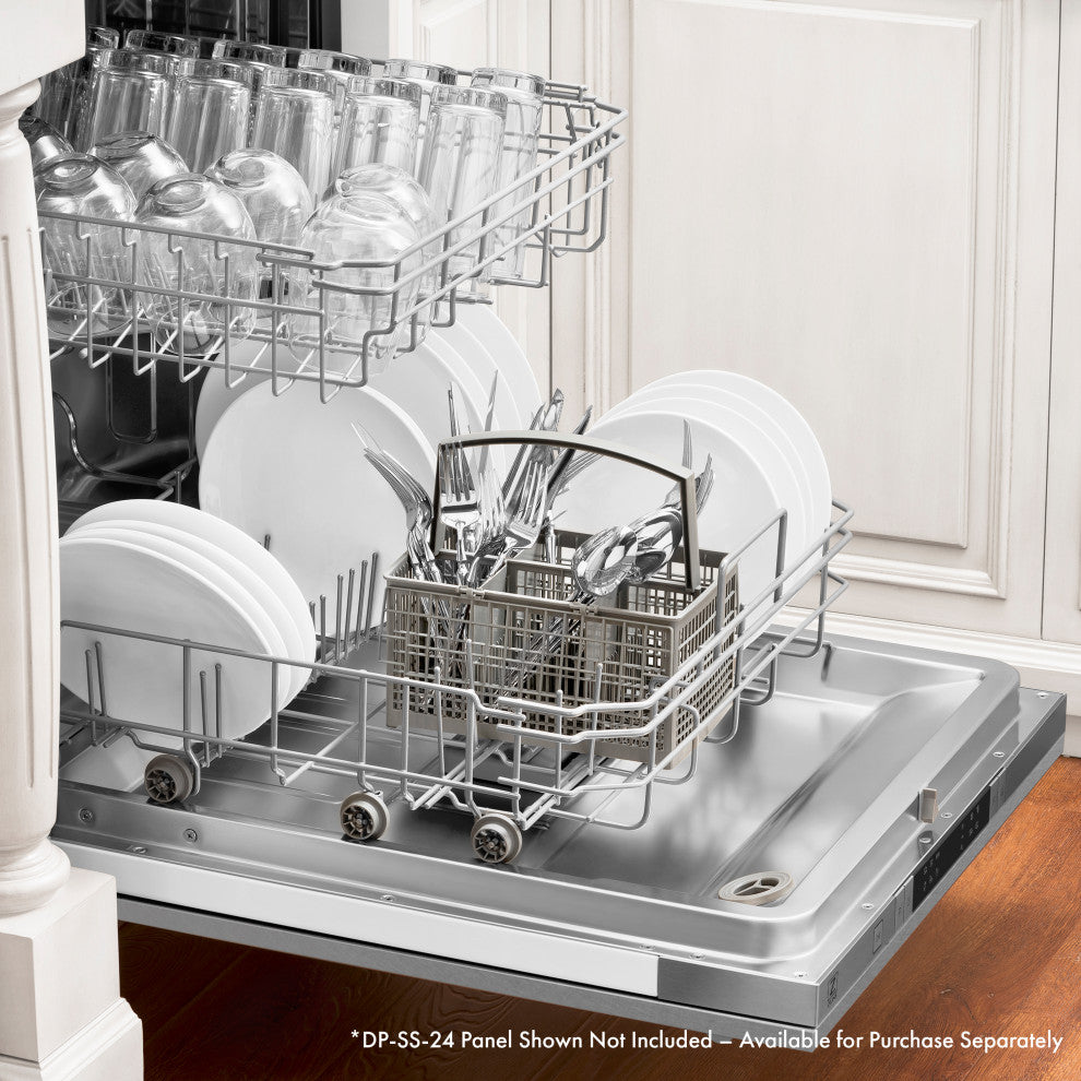 ZLINE 24 in. Euro Style Dishwasher, Stainless Steel, DW7713-24