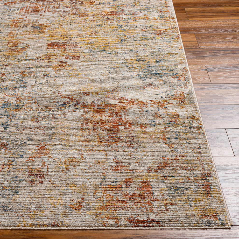 Naila IAL-2310 Red Multi Machine Woven 7'10" x 10'3" Rug