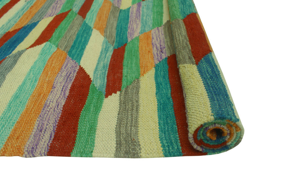 Winchester Kilim Lilliana Red/Gray Rug, 5'0x6'6