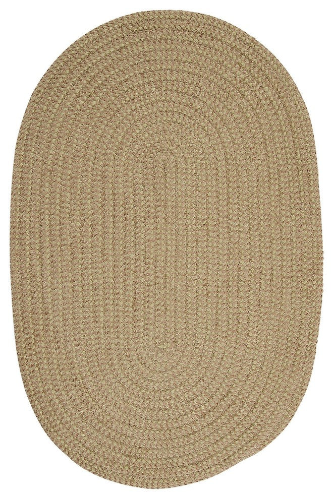 Colonial Mills Softex Check CX26 Celery Check Traditional Area Rug, Oval 2'x12'