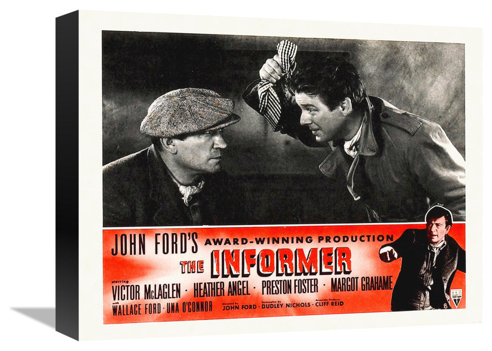 "The Informer" Stretched Canvas Giclee by Hollywood Photo Archive, 16"x12"