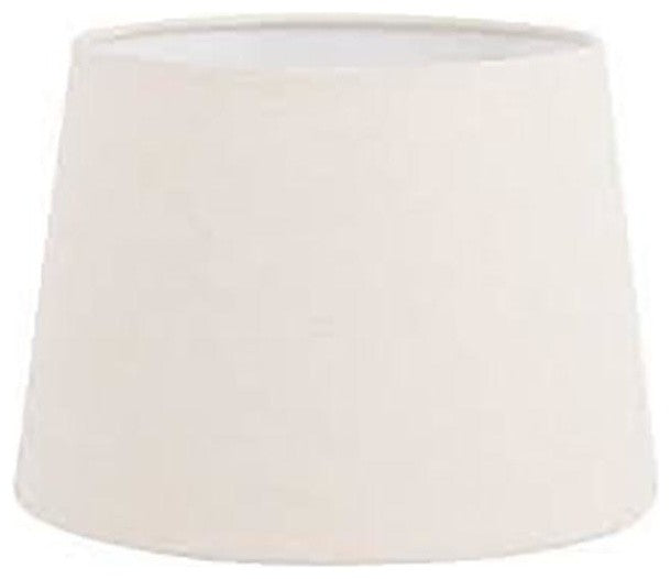 Eggshell Linen 7" European Barrel Clip-on Chandelier Lampshade