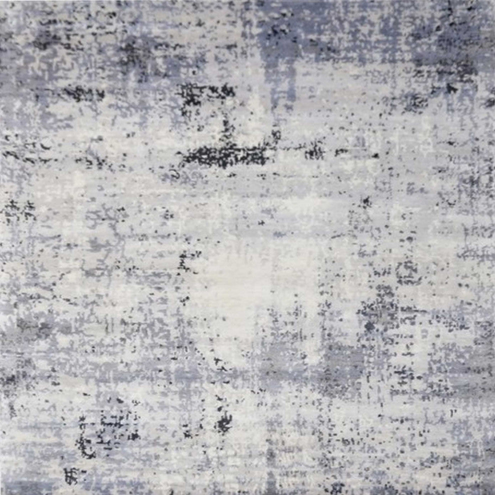 Ahgly Company Indoor Square Mid-Century Modern Area Rugs, 8' Square