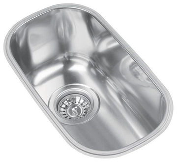 Italia Kitchen Series 8" Undermount Stainless Steel Bar Sink