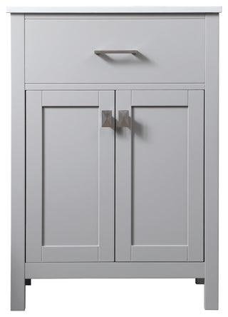 24" SIngle Bathroom Vanity, Grey