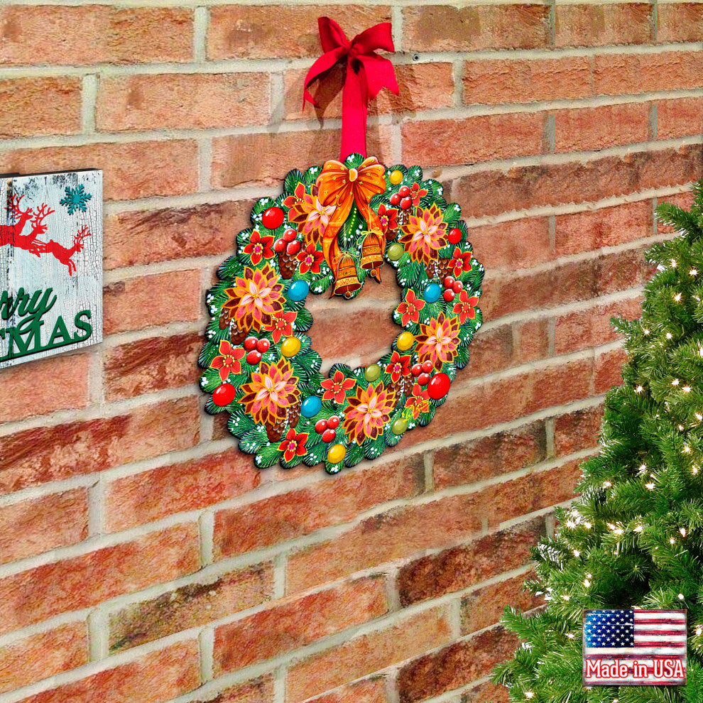 Christmas Wreath Door Hanger