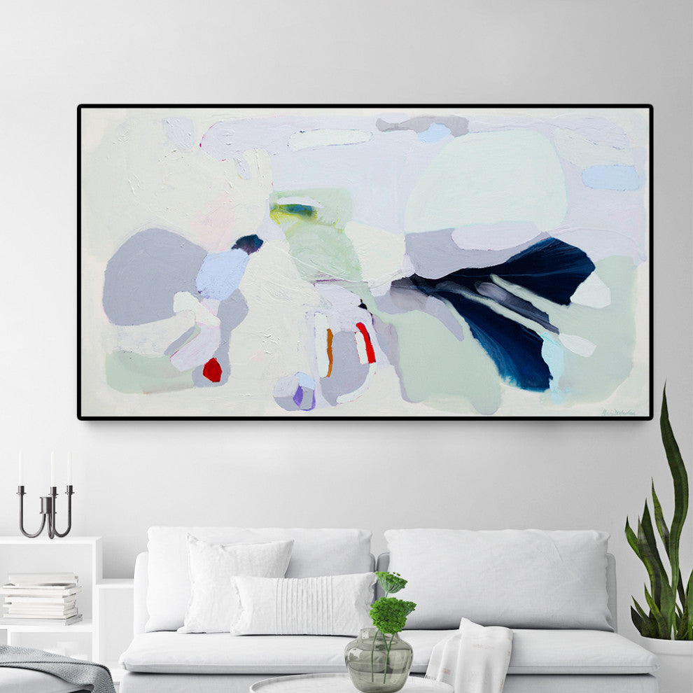 "Breathe" Oversized Framed Canvas, 40" x 60"
