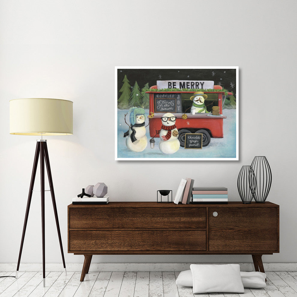 "Christmas on Wheels III" Digital Paper Print by Mary Urban, 50"x38"
