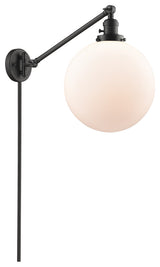 Beacon Swing Arm With Switch, Oil Rubbed Bronze, Matte White, Matte White