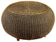 Irven Round Hand Woven Pouf