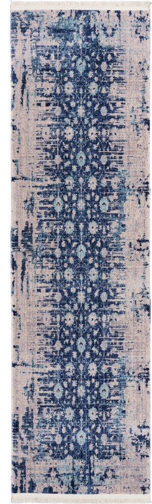 8" x 10" Gray Geometric Bohemian Area Rug