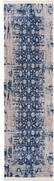 8" x 10" Gray Geometric Bohemian Area Rug