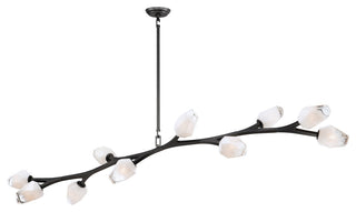 ET2 E32797-93 Blossom 10 Light 71"W LED Pendant - Black