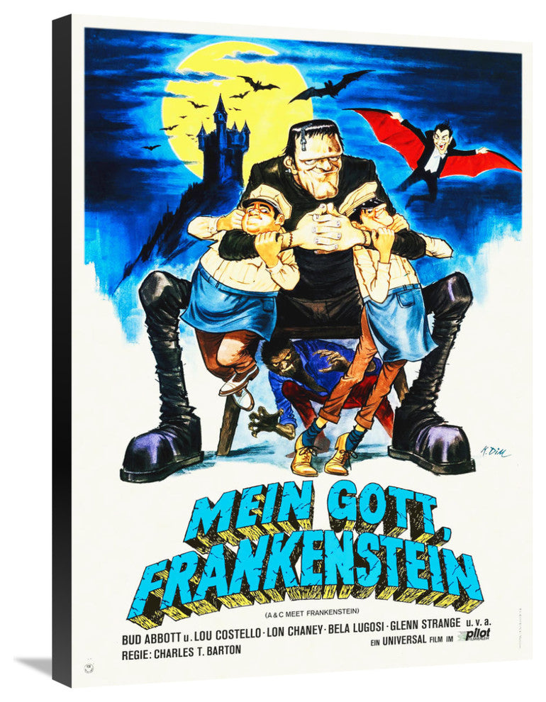 Abbott and Costello, German, Meet Frankenstein, 22x30