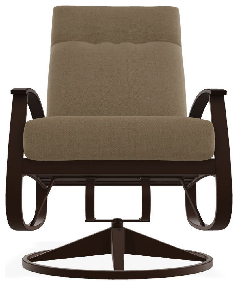 Belle Isle Cushion Deep Seat Outdoor Swivel Rocker, Wren/Kona