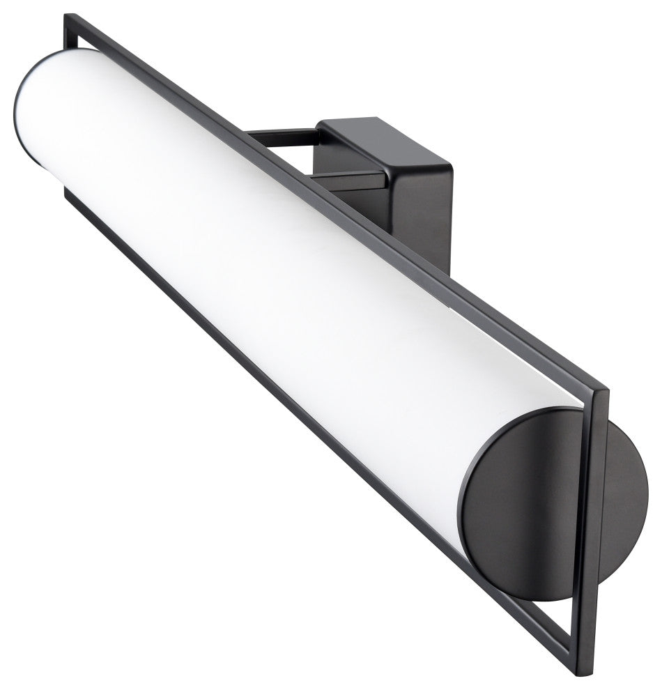 Teylor LED Light 32 in. Matte Black Vanity Light