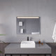 ANZZI 24" x 32" LED Front/ Bottom Lighting Bathroom Mirror With Defogger