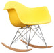Modern Classics Rocker Arm Chair, Yellow