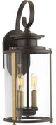 Progress Lighting Squire 2-Light Mediumium Wall Lantern, Antique Bronze