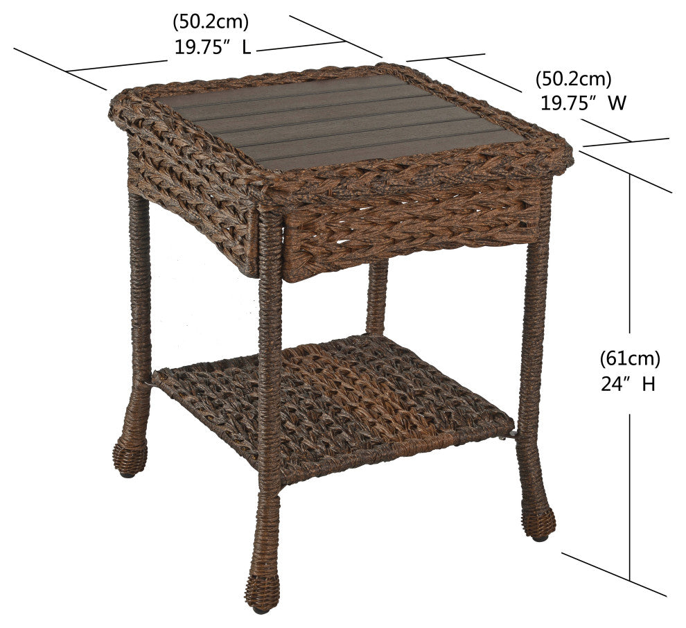 Outdoor Faux Sea Grass Garden Patio Chairs And Ottomans