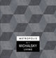 Metropolis 2, Urban Graphic Stripes Floral Plain Light Violet Wallpaper Roll