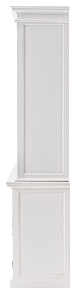 Classic White Large Kitchen Hutch