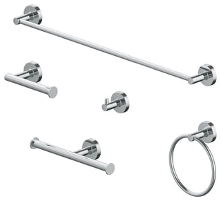 Jacuzzi SA50 Aperto 5 Piece Bathroom Package - Polished Chrome