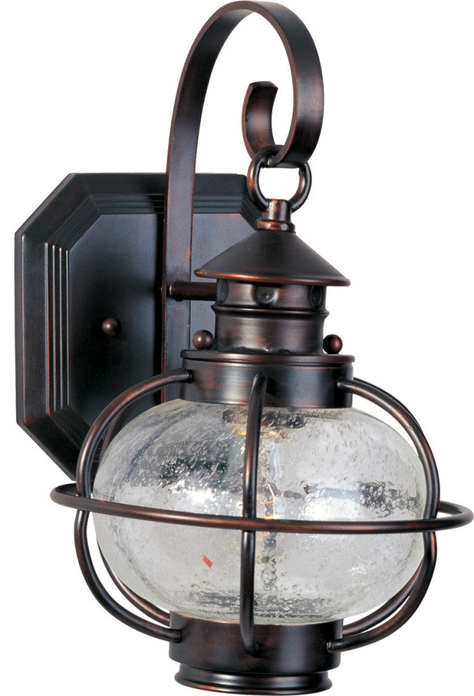Maxim Portsmouth 1-Light Outdoor Wall Lantern Rubbed Bronze -30502CDOI