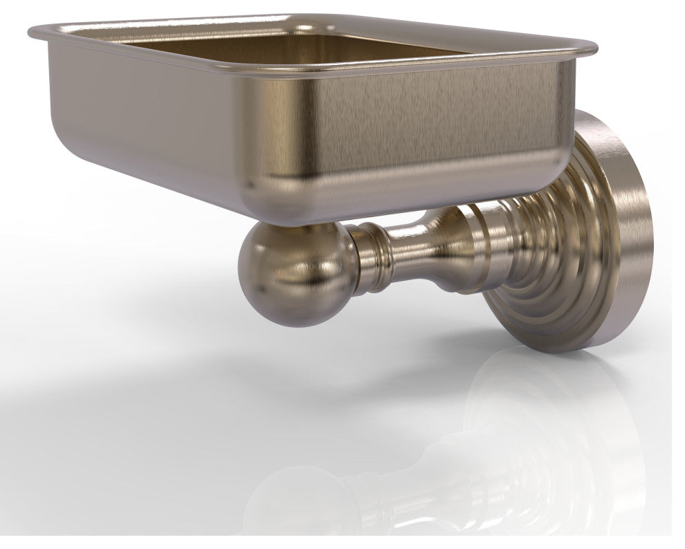 Waverly Place Wall-Mount Soap Dish, Antique Pewter