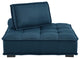 Saunter Tufted Fabric Armless Chair Azure