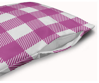 Buffalo Plaid Accent Pillow With Removable Insert, Orchid, 24"x24"