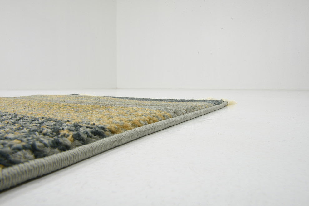 Unique Loom Blue Fars Jordan 2' 0 x 6' 0 Runner Rug