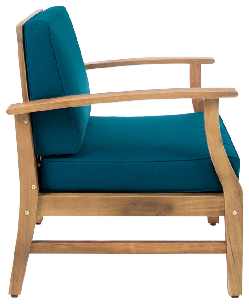 Abena Outdoor Acacia Wood Club Chair