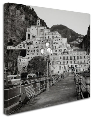 Alan Blaustein 'Amalfi Pier I' Canvas Art, 18x18