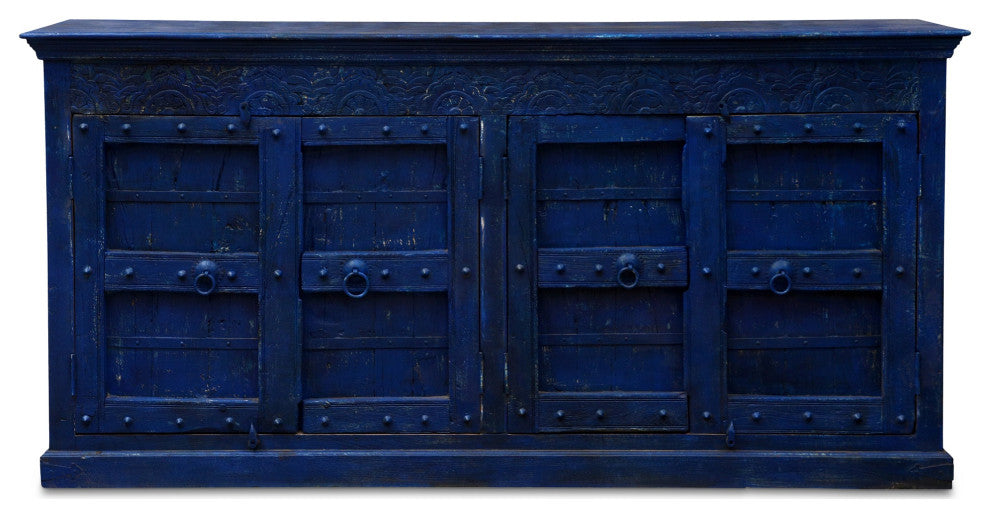 Woodland Blue Buffet cabinet 72"