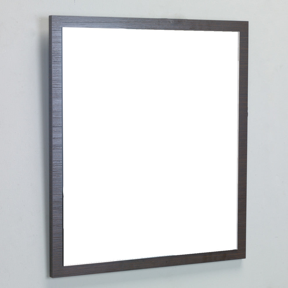 Eviva Reflection 24" Wenge Full Framed Bathroom Wall Mirror