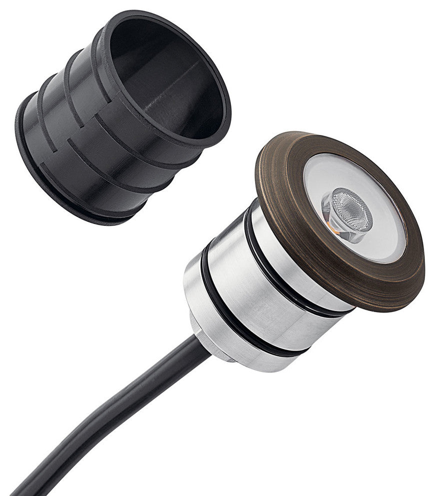 12V Mini All-Purpose Recessed Light, Centennial Brass, 200 Lumens/2700k