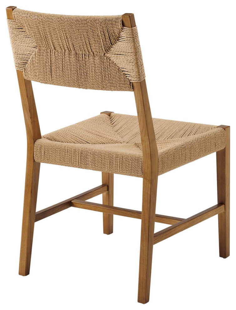 Bodie Wood Dining Chair, Natural Natural
