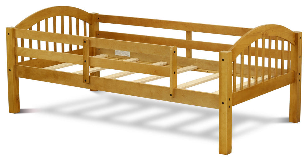 Verona Twin Bunk Bed In Natural Oak Finish