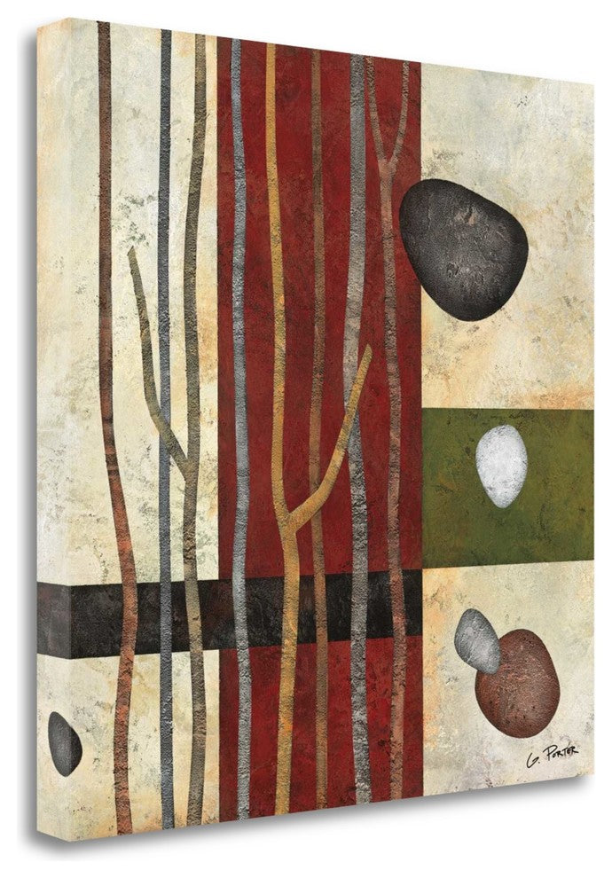 "Sticks And Stones V" By Glenys Porter, Giclee Print on Gallery Wrap Canvas