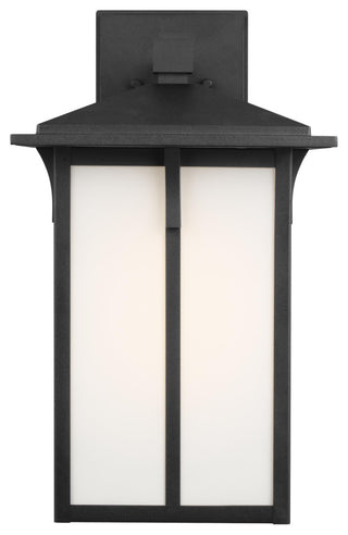 Tomek Large 1-Light Outdoor Wall Lantern, Black